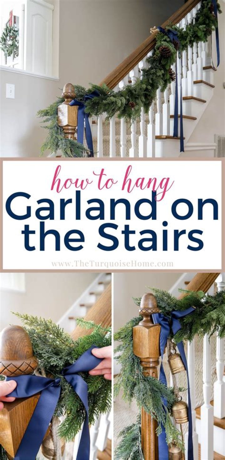 How to Hang Garland from Staircase: A Step-by-Step Guide