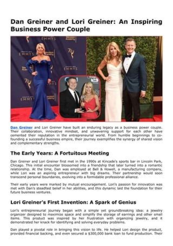 The Inspiring Journey of Dan Greiner: A Comprehensive Study